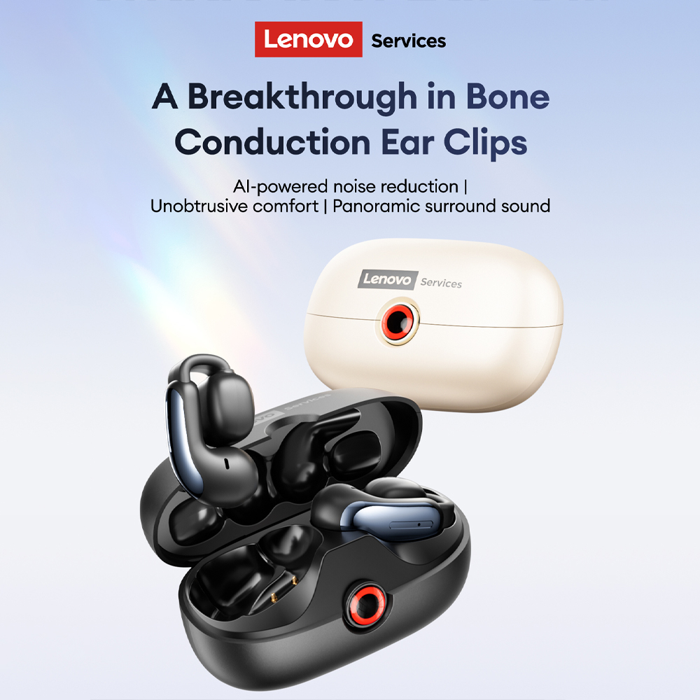 Tws Earbuds Bluetooth 5.3 - Lenovo LES-108 Bone Conduction TWS Ear