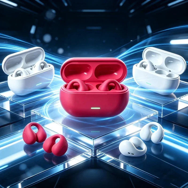 Open Ear Air Conduction Headphones - T75 Bluetooth Headset 5.3 Wireless Air