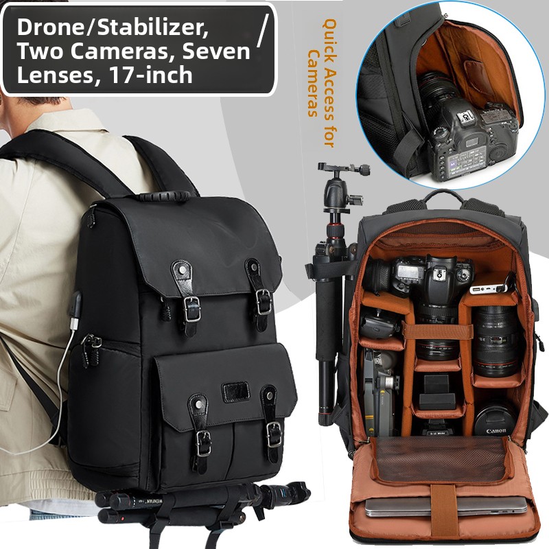 Drones - Professional DSLR Camera Bag Backpack Large