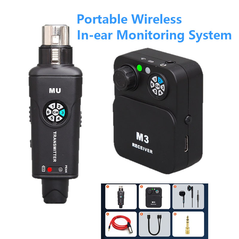 In Ear Monitors For Singers - In-Ear Wireless Monitoring Earphones System for