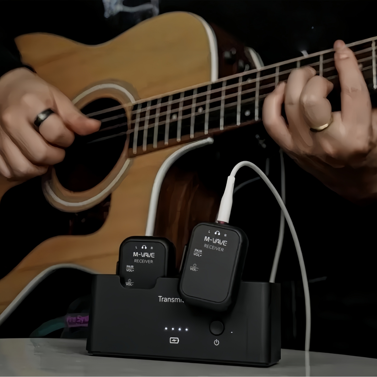 In Ear Monitors For Singers - M-VAVE WP-12 Wireless In-Ear Monitoring System,
