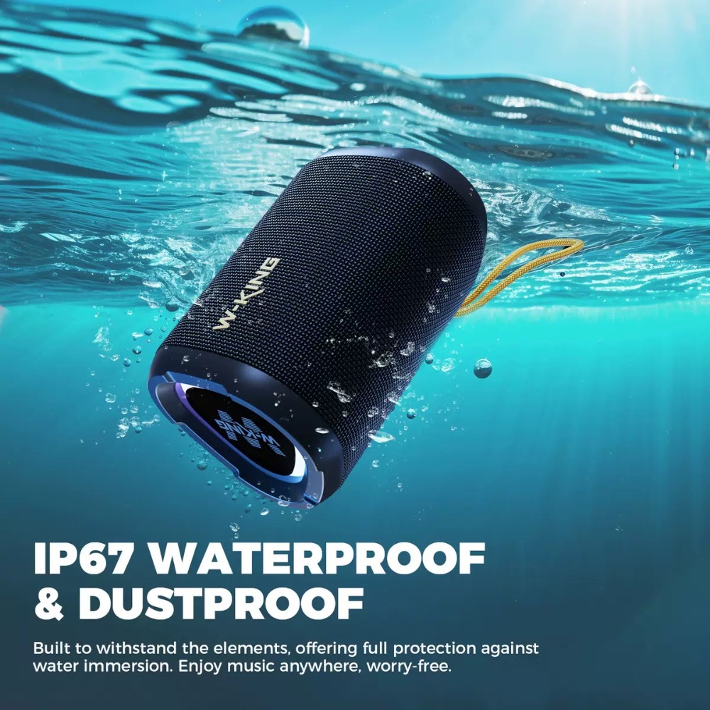 Portable Bluetooth Speaker Waterproof Ipx7 - W-KING D110 Wireless Speaker with Heavy