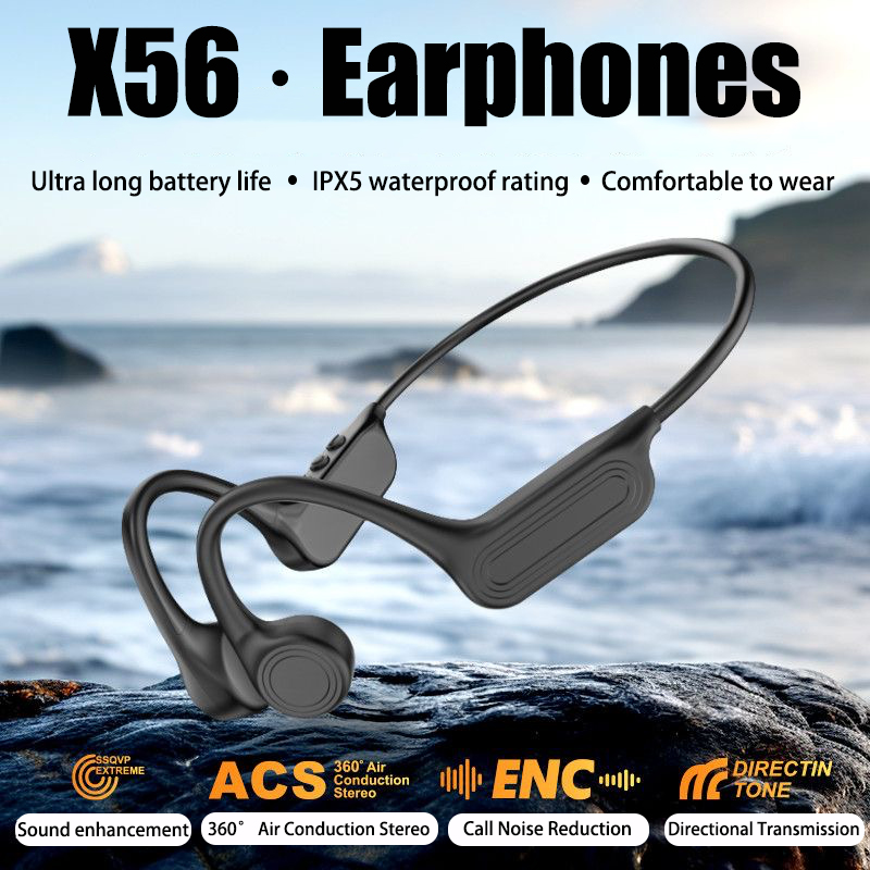 Bone Conduction Running Headphones - Bluetooth Wireless Bone Conduction Headphones Open