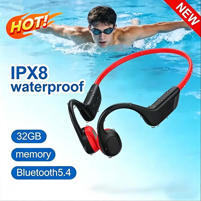 Bone Conduction Running Headphones - 2026 New Bone Conduction Bluetooth Earbuds