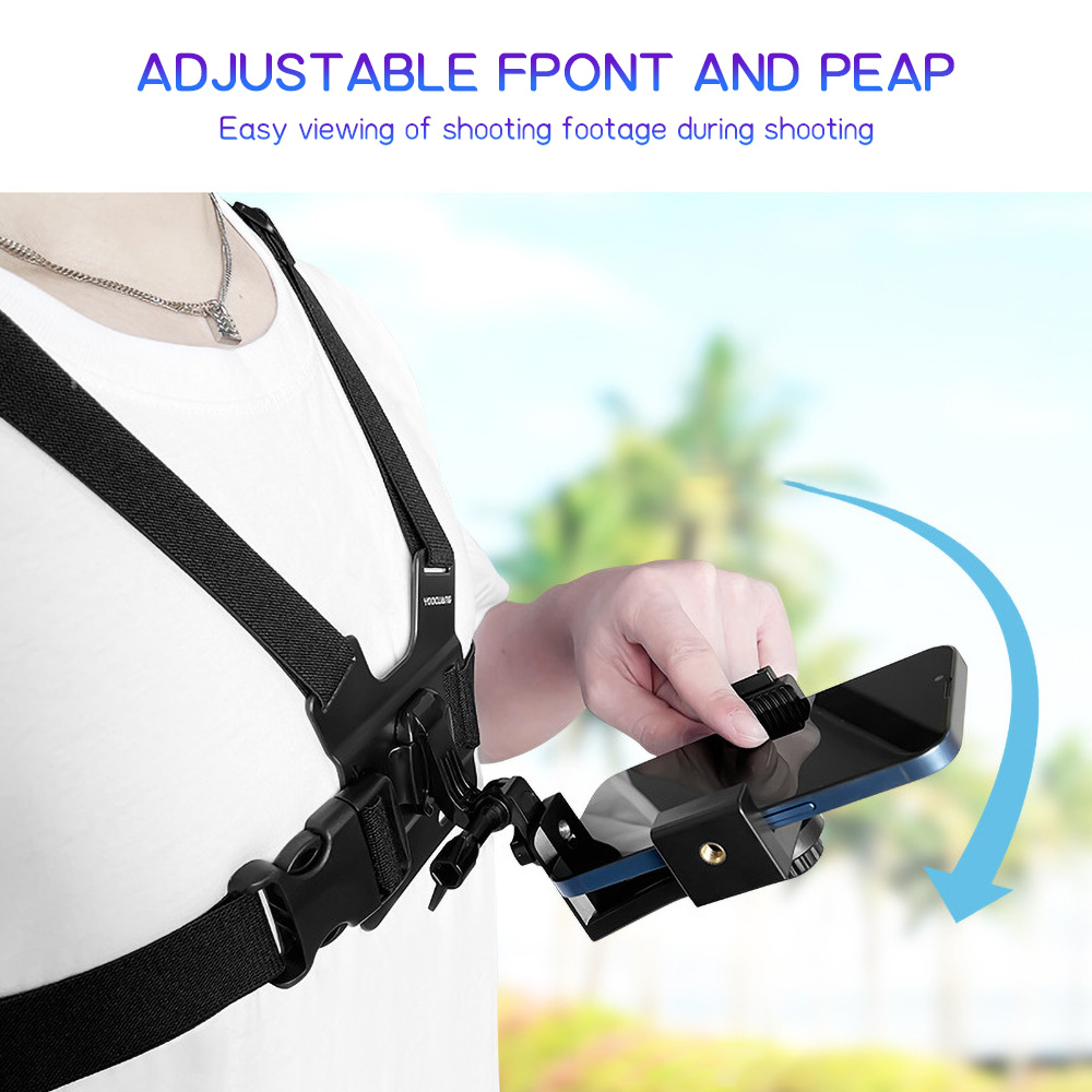 Tablets - Chest Mount Phone Strap Holder Adjustable