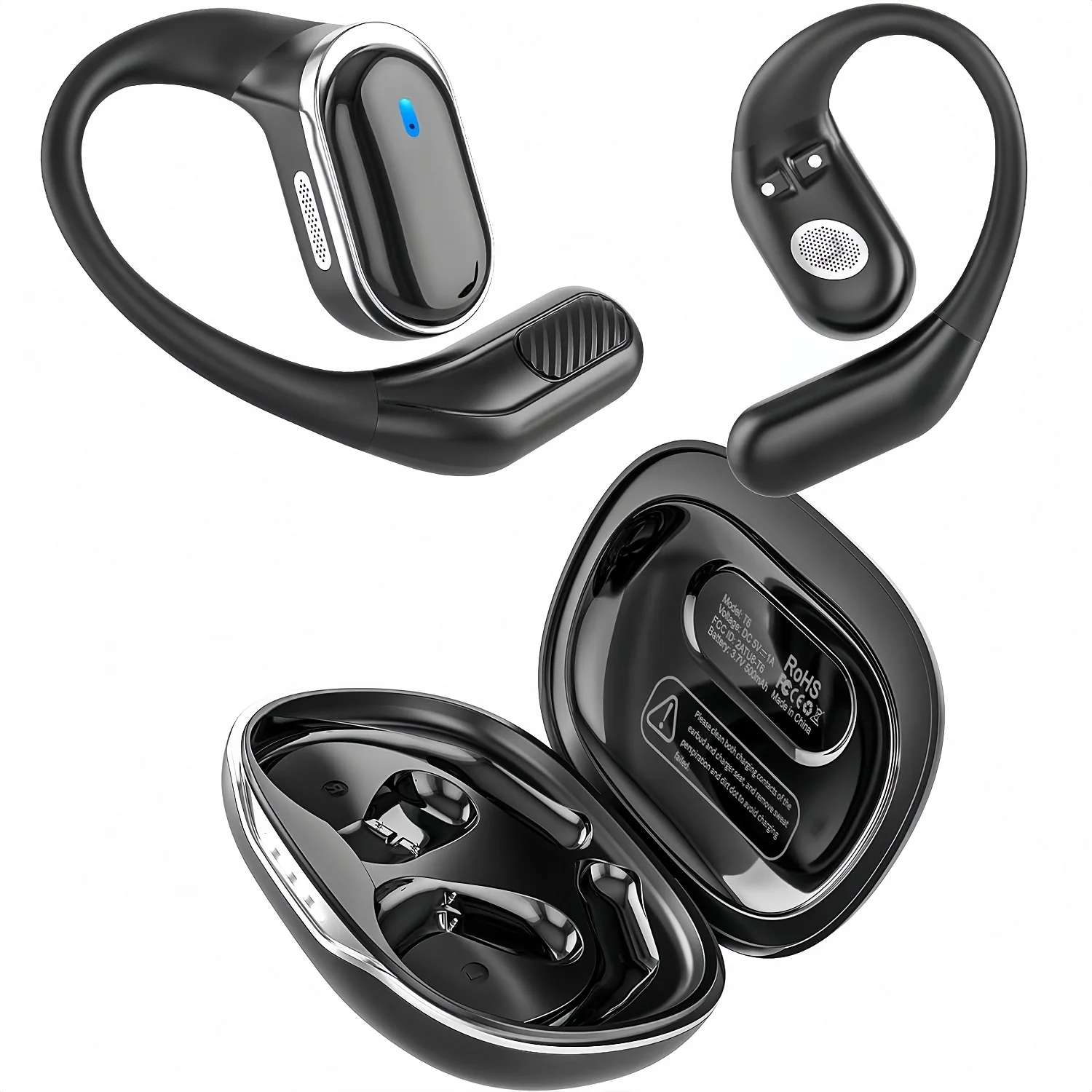 Open Ear Air Conduction Headphones - Bluetooth Tai Nghe Không Dây Có