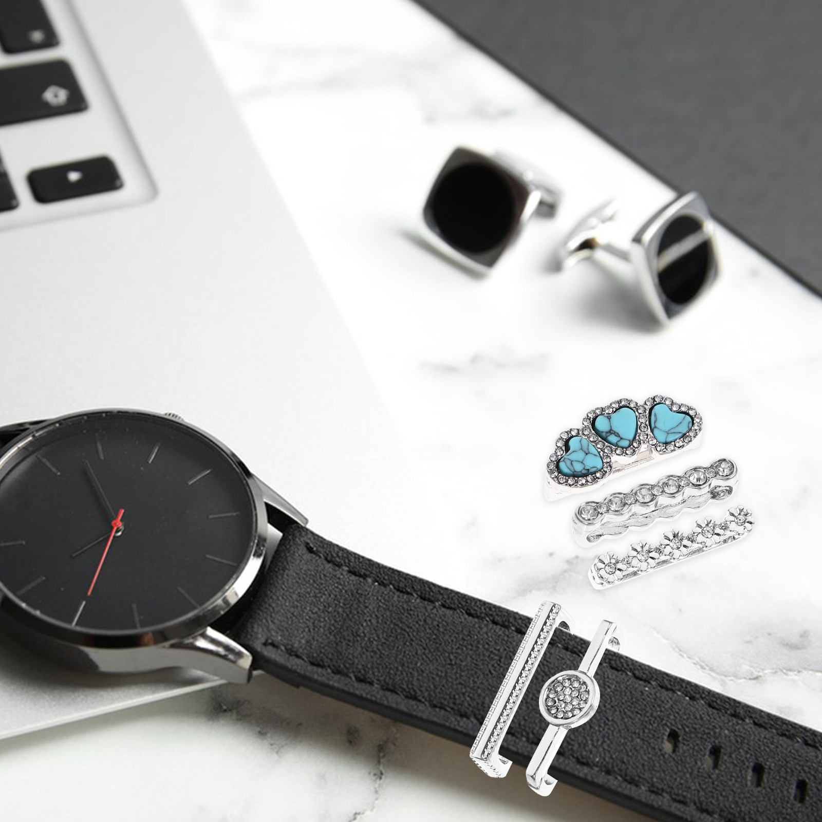 5Pcs Premium Alloy Watchband R - đánh giá và giá Smartwatches