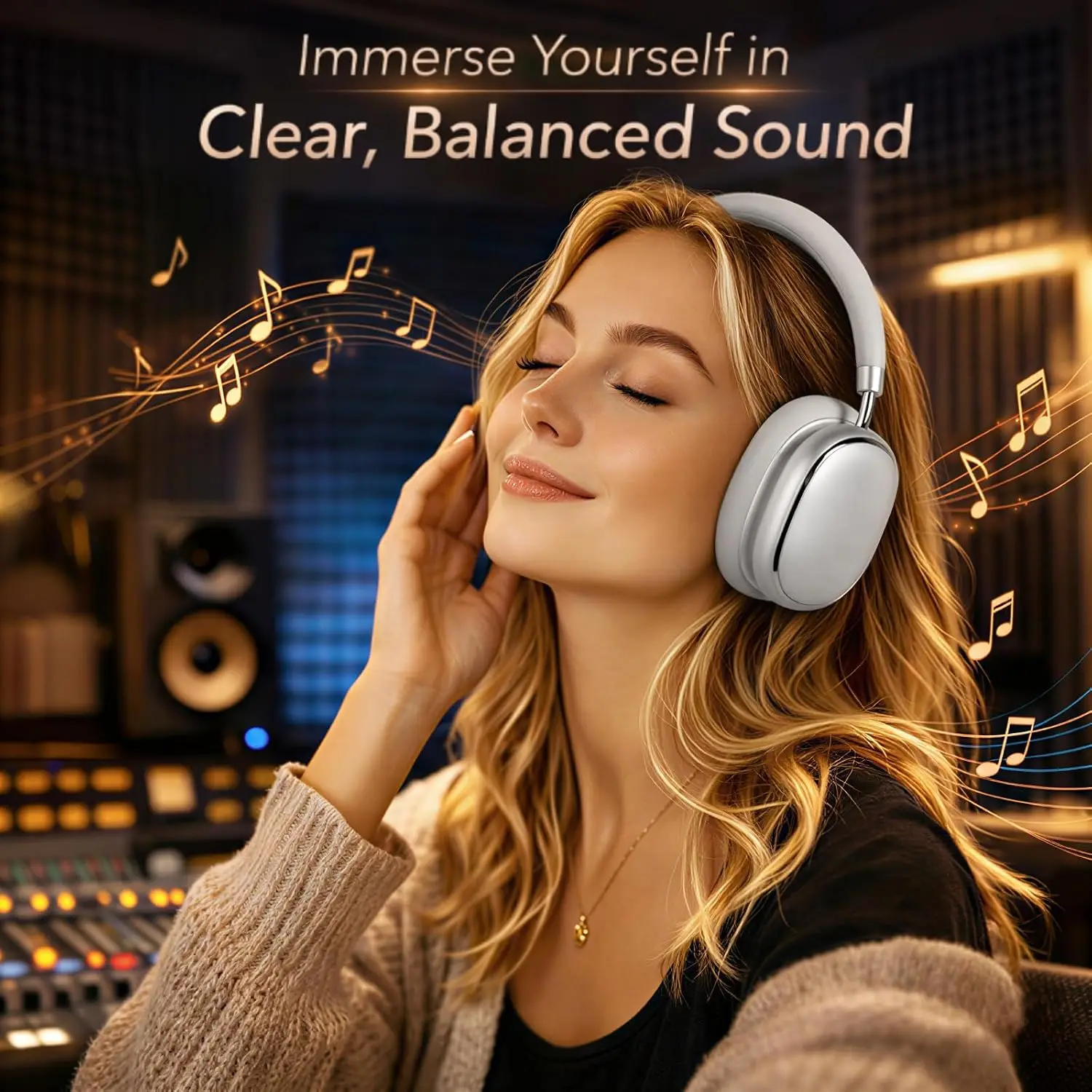 Hybrid Adaptive Noise Cancelli - đánh giá và giá Anc Wireless Over Ear Headphones