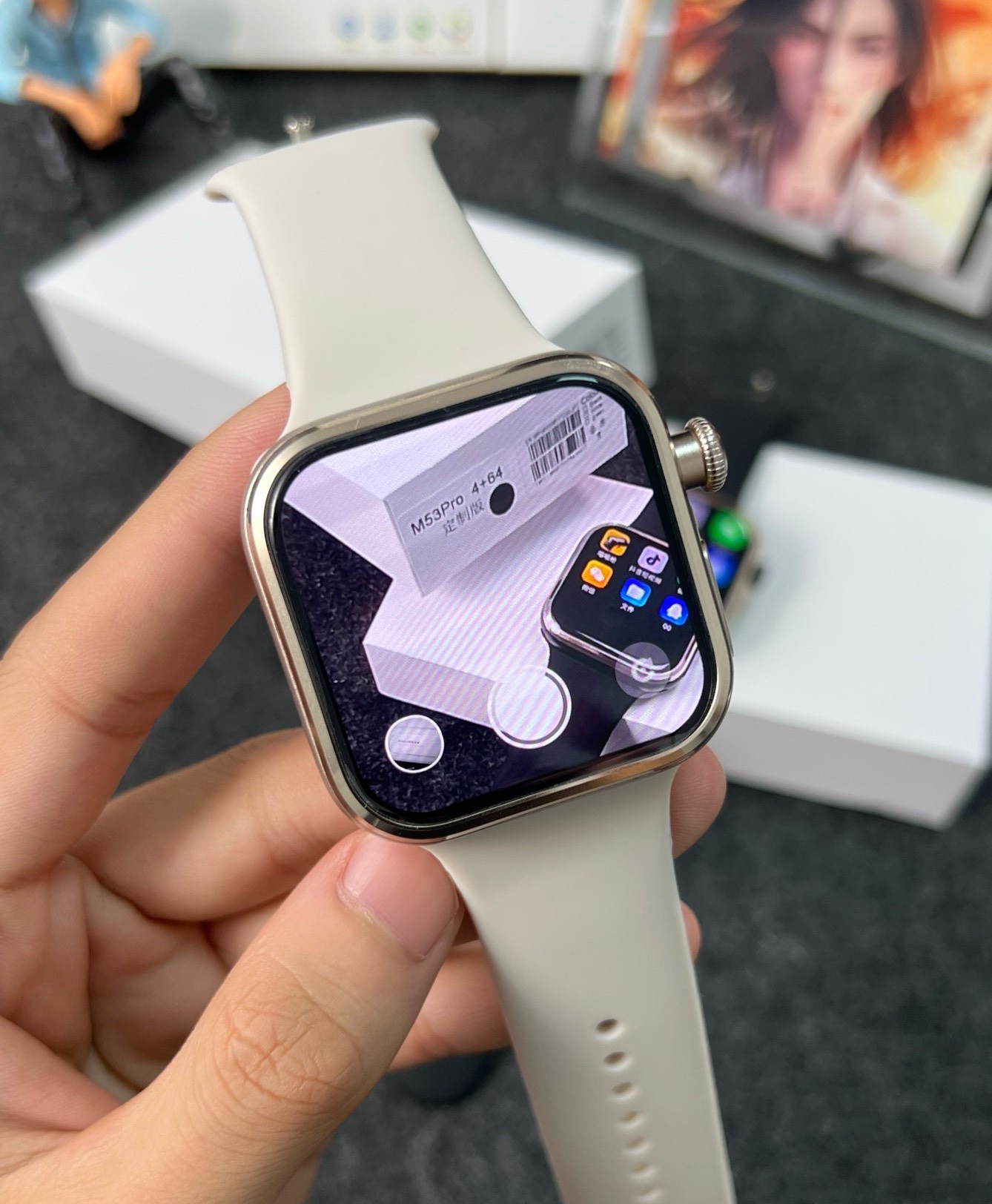 [Wide Screen M53Pro] W527 chip - đánh giá và giá Smartwatches