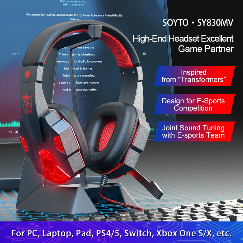7.1 Surround Sound Gaming Head - đánh giá và giá Gaming Headset With Mic Rgb