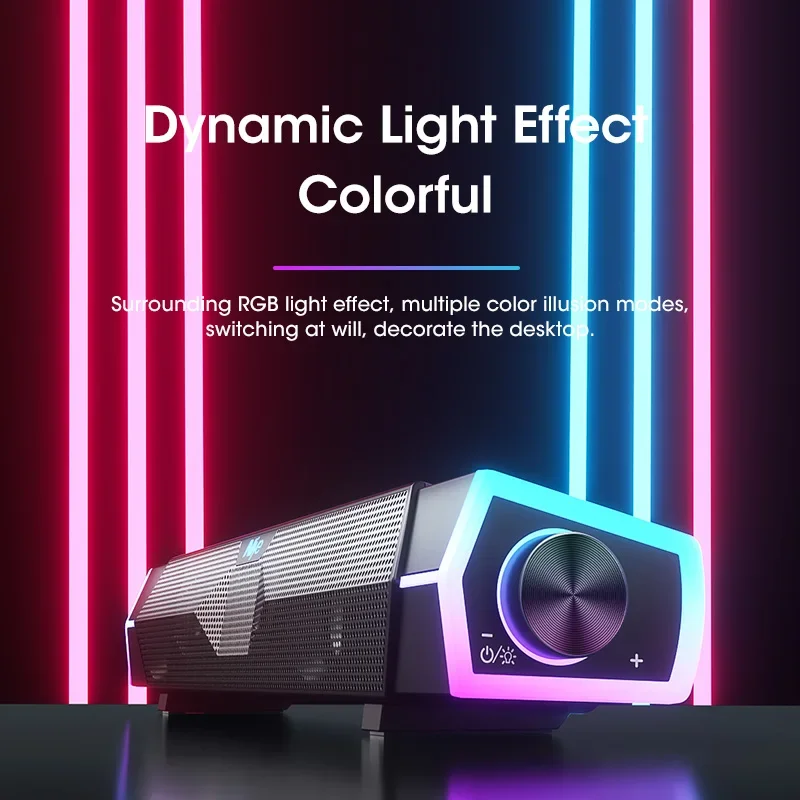 4D Stereo Sound Bar PC Speaker - đánh giá và giá Rgb Computer Soundbar For Pc