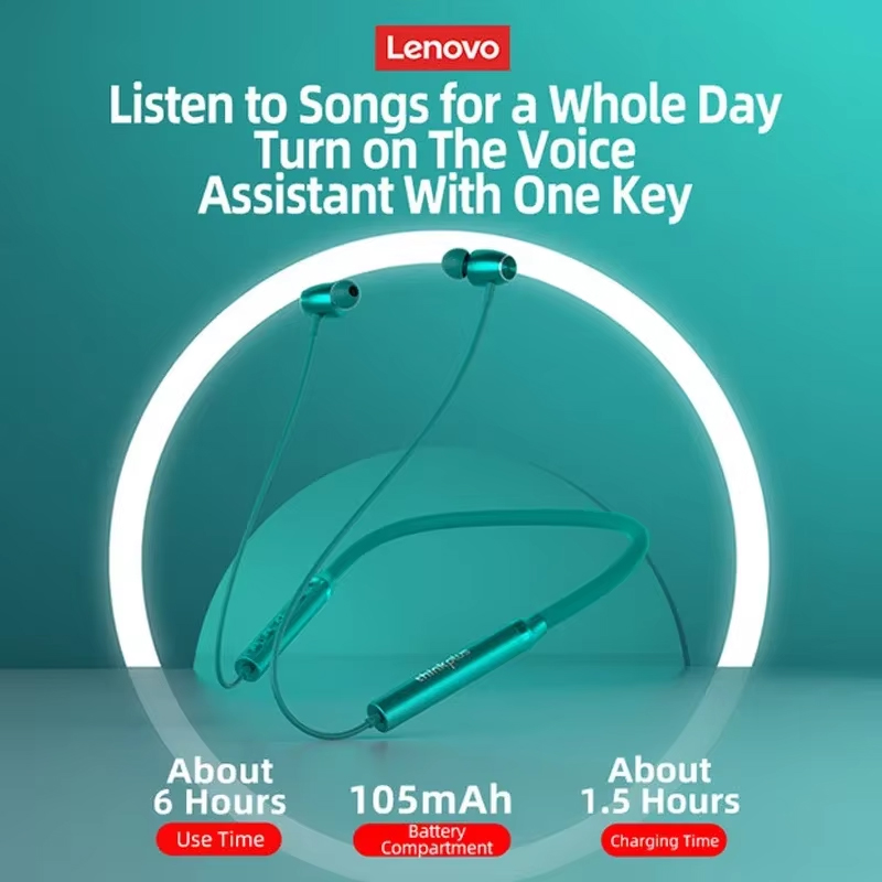 New Lenovo HE05X HE05 Pro Neck - đánh giá và giá Magnetic Neckband Sports Earphones
