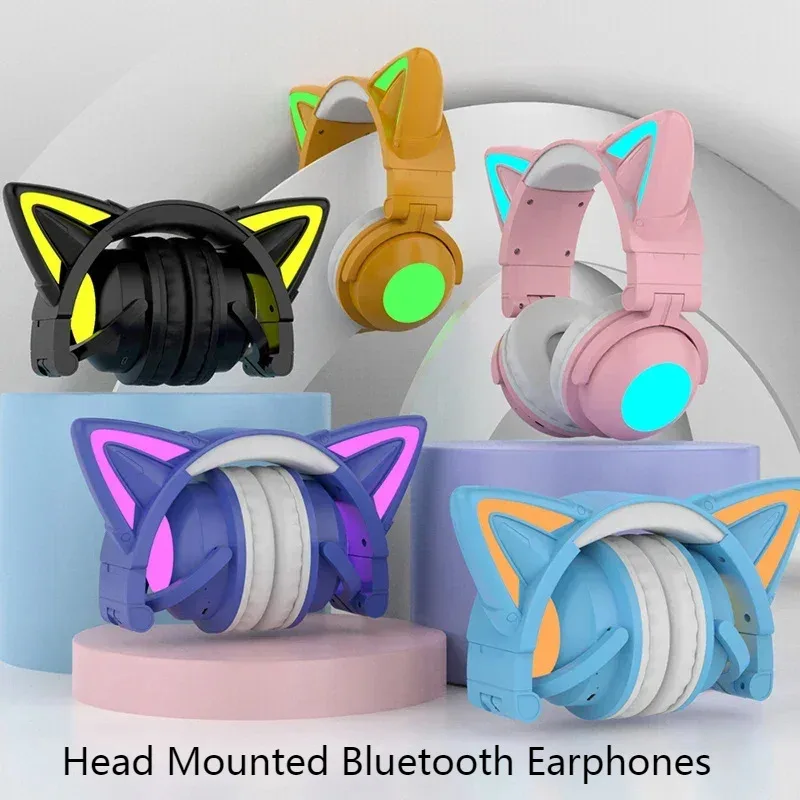 ZW068 LED Light Cat Ears Heads - đánh giá và giá Cat Ear Bluetooth Headset Led