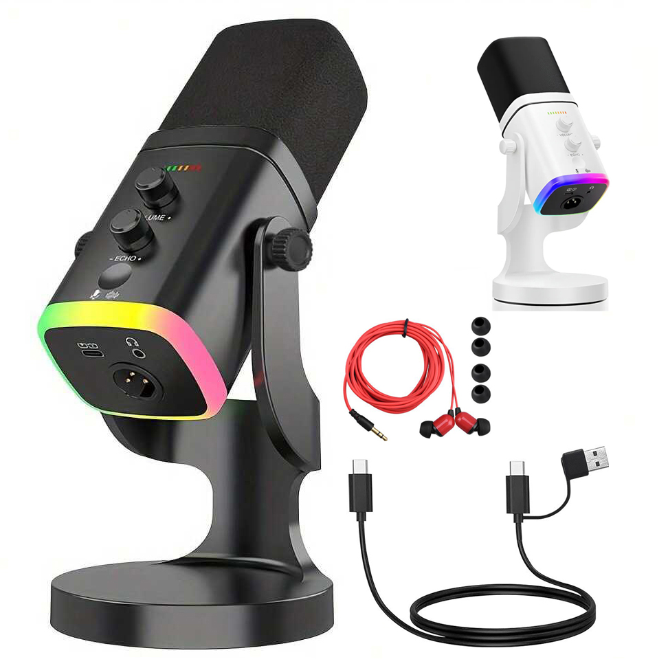 USB/XLR Dynamic Microphone for - đánh giá và giá Gaming Headset With Mic Rgb