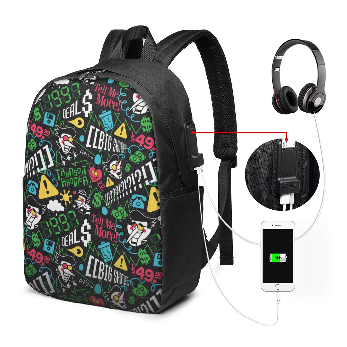 Deltarune SPAMTON G Backpack T - đánh giá và giá Laptops
