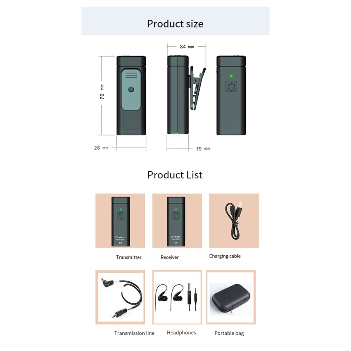 ONGE Wireless Earphone Monitor - đánh giá và giá In Ear Monitors For Singers