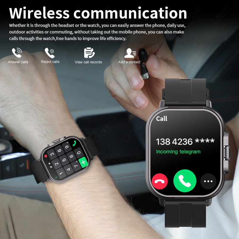 LIGE New 2 In 1 TWS Smart Watc - đánh giá và giá Tws Earbuds Bluetooth 5.3