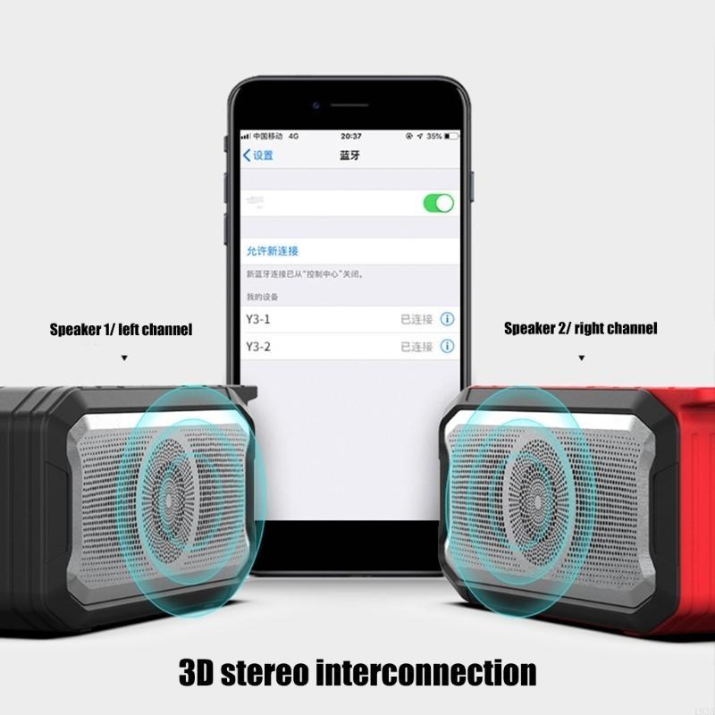 Loa không dây tương thích 5.0  - đánh giá và giá Portable Bluetooth Speaker Waterproof Ipx7