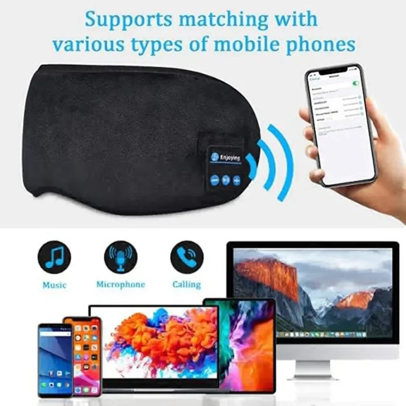 3D Eye Mask Bluetooth Headphon - đánh giá và giá Sleep Mask Headphones Bluetooth