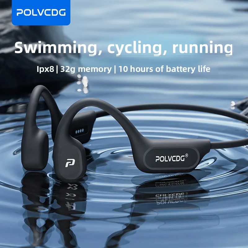 POLVCDG X9 Bone Conduction Ear - đánh giá và giá Bone Conduction Running Headphones
