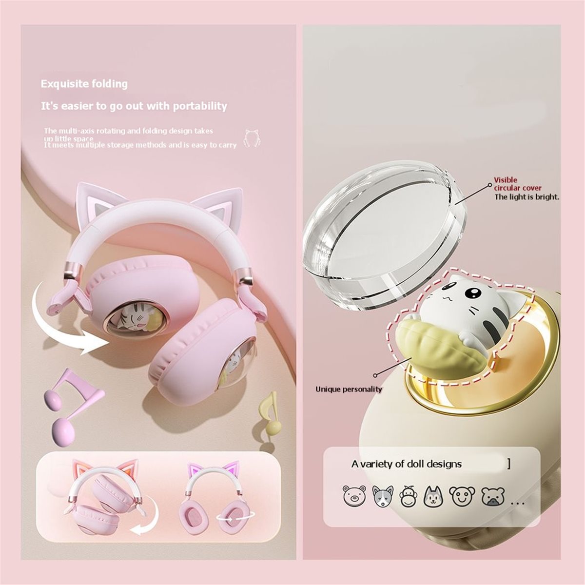 [VALUE PACK]Cute Cat Ear Bluet - đánh giá và giá Cat Ear Bluetooth Headset Led