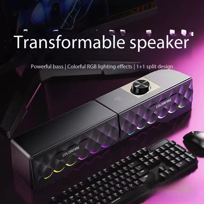 HIFI Sound Quality Wired Compu - đánh giá và giá Rgb Computer Soundbar For Pc