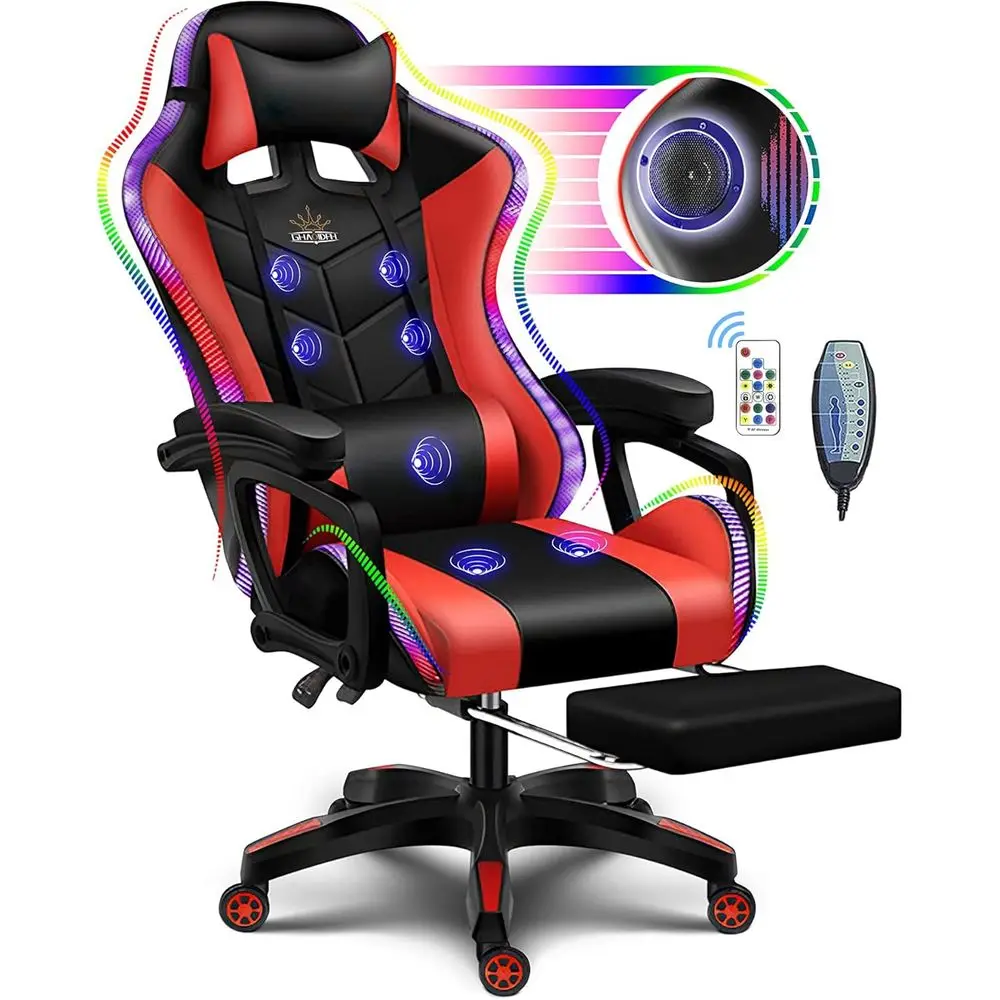 Ergonomic High-Back Gaming Cha - đánh giá và giá Speakers