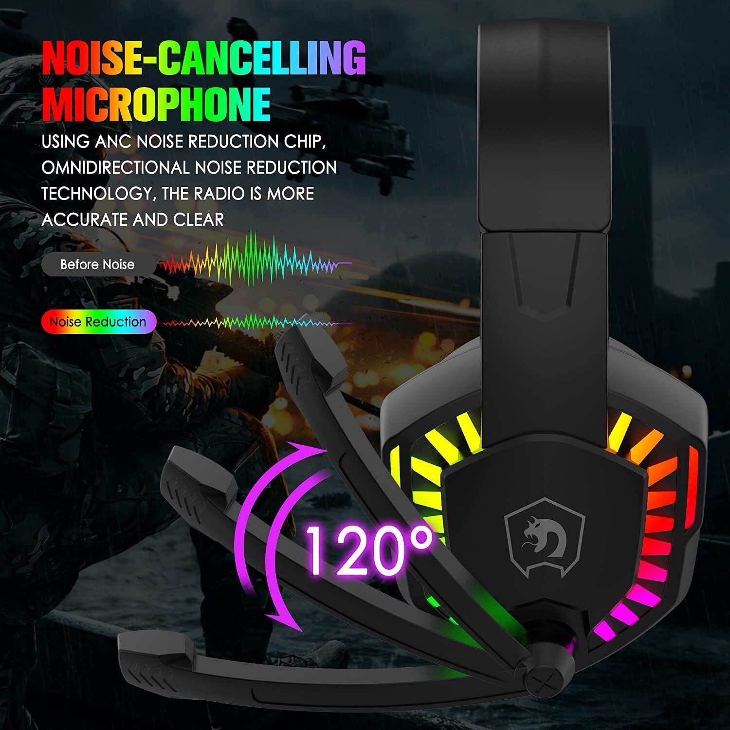 MAMBASNAKE CY907 Wired Gaming  - đánh giá và giá Gaming Headset With Mic Rgb