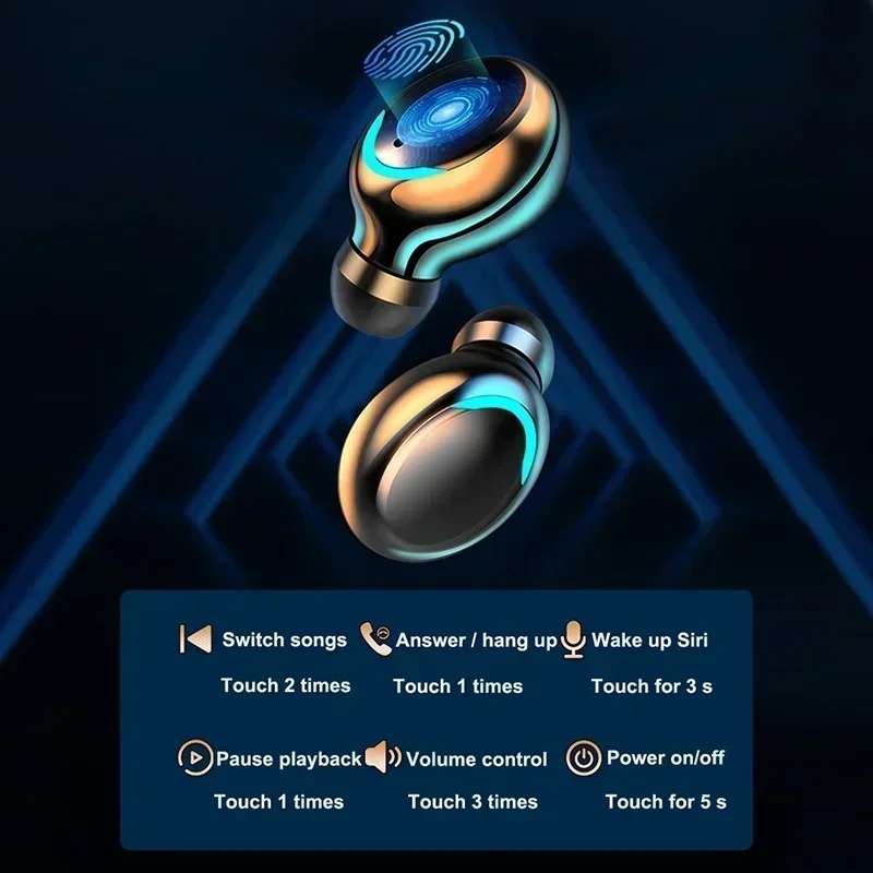 TWS Wireless Earbuds Fone Blue - đánh giá và giá Tws Earbuds Bluetooth 5.3