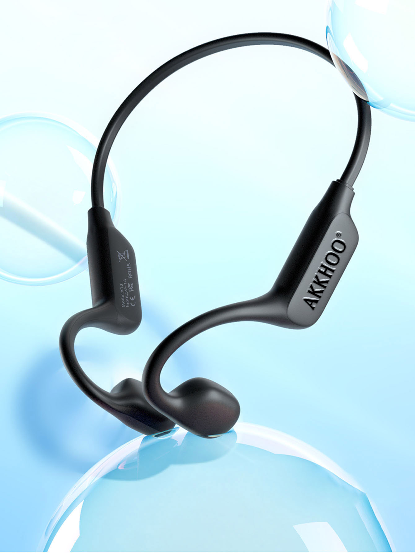 Open Ear Bone Conduction Bluet - đánh giá và giá Bone Conduction Running Headphones