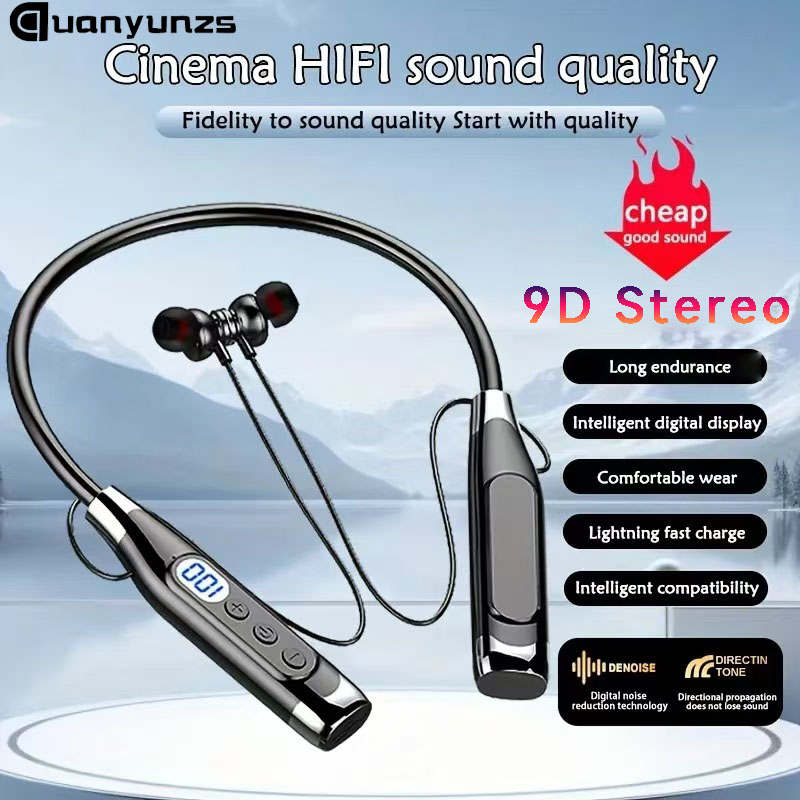 True Stereo Wireless Headphone - đánh giá và giá Magnetic Neckband Sports Earphones