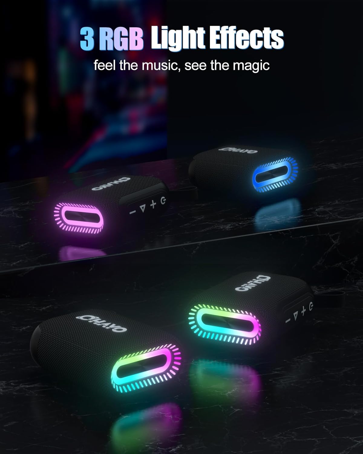 OHAYO Bluetooth Shower Speaker - đánh giá và giá Portable Bluetooth Speaker Waterproof Ipx7