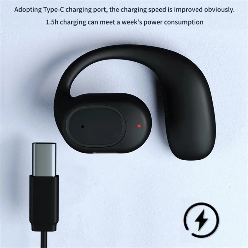 Single One Ear Hook Bone Condu - đánh giá và giá Open Ear Air Conduction Headphones