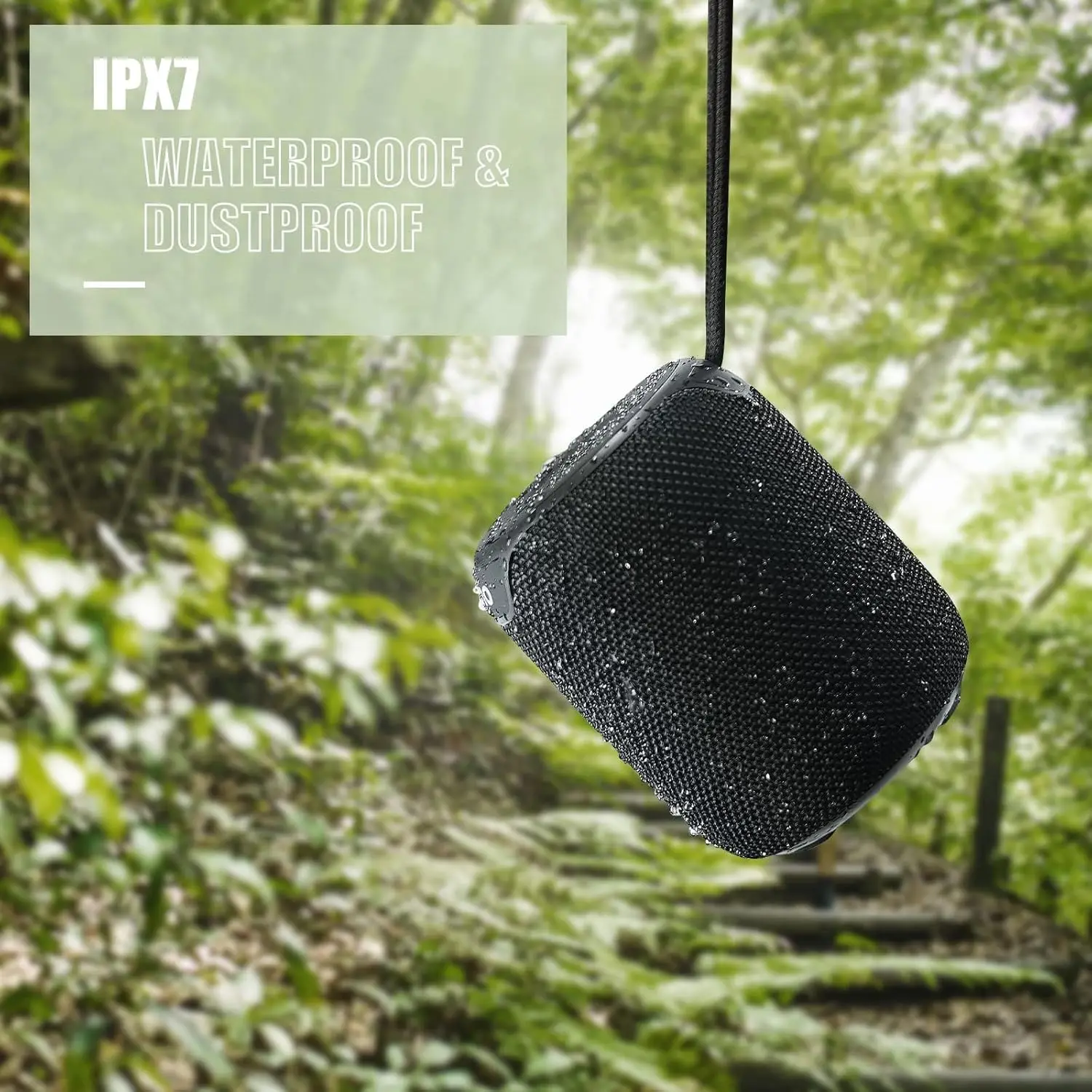 Ortizan X2 Bluetooth Speakers, - đánh giá và giá Portable Bluetooth Speaker Waterproof Ipx7