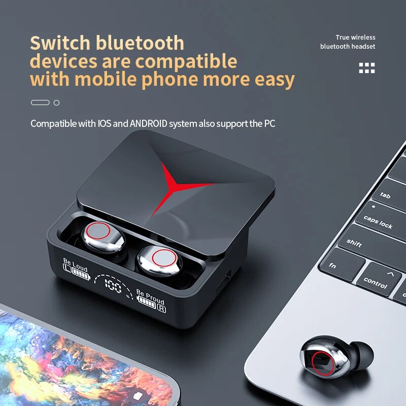 TWS M90 Pro Wireless Headphone - đánh giá và giá Tws Earbuds Bluetooth 5.3