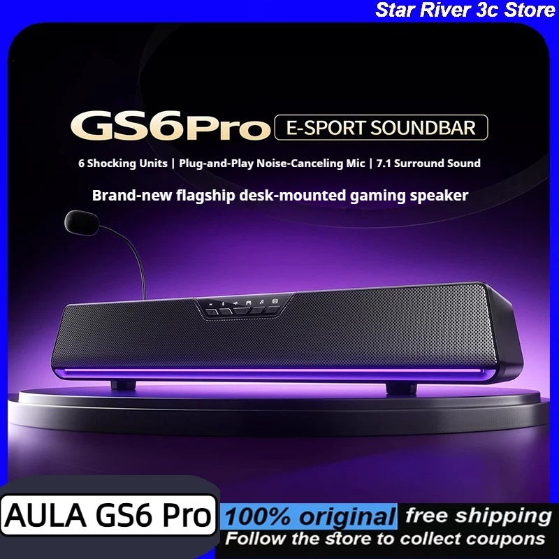 AULA GS6 Pro Wireless Gaming E - đánh giá và giá Rgb Computer Soundbar For Pc