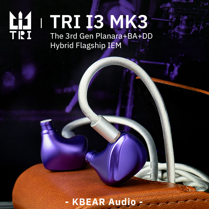 TRI I3 MK3 3rd-Gen Planar+BA+D - đánh giá và giá Planar Magnetic Iem Earphones