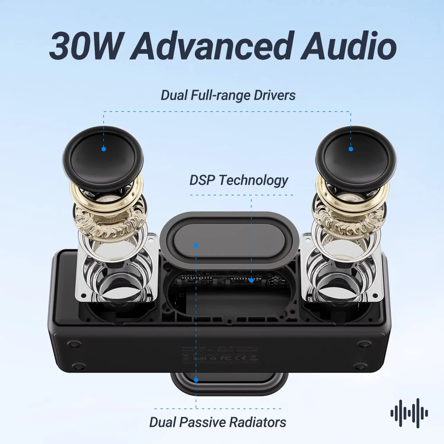 BOGASING M8 Wireless Bluetooth - đánh giá và giá Portable Bluetooth Speaker Waterproof Ipx7