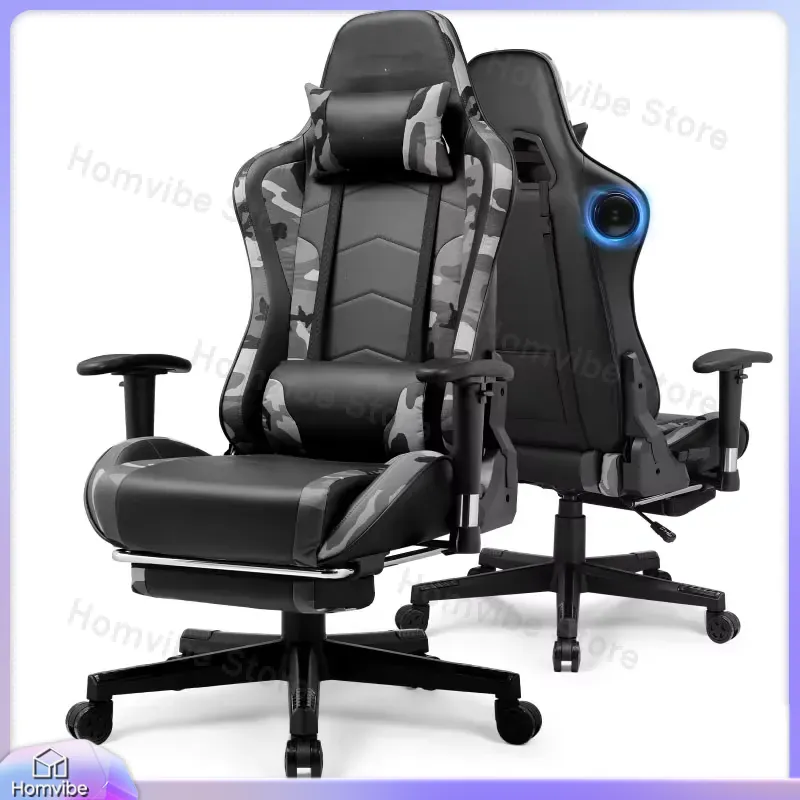 Ergonomic Gaming Chair with Bl - đánh giá và giá Speakers
