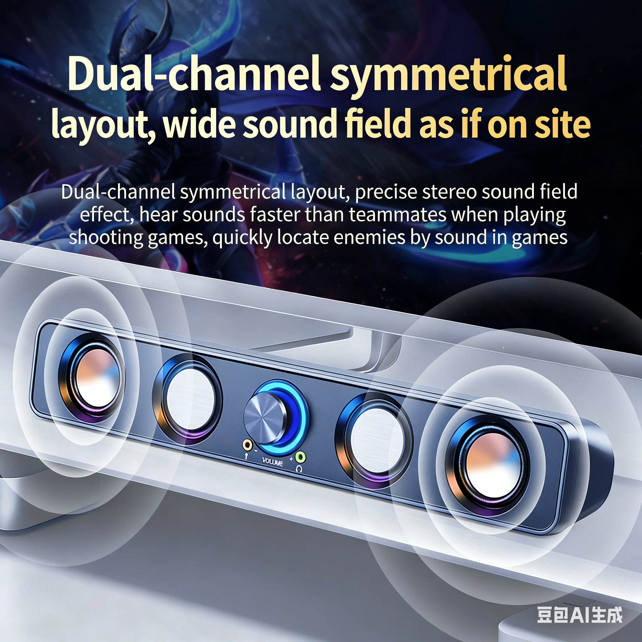 Home Theater Speakers System S - đánh giá và giá Rgb Computer Soundbar For Pc