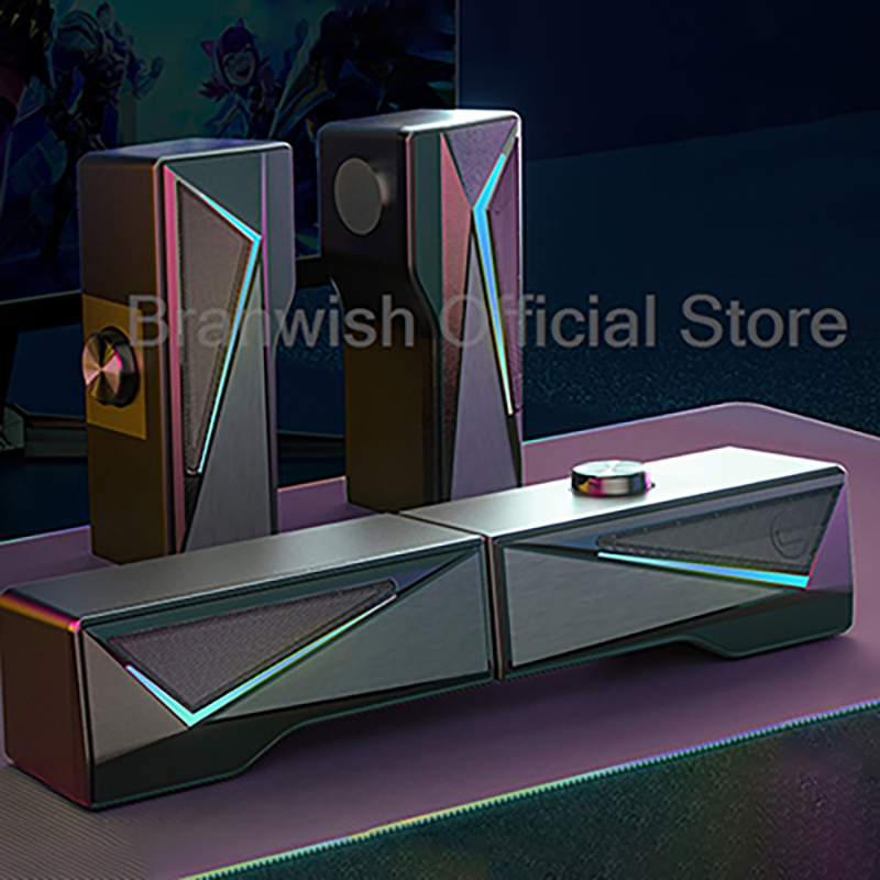 RGB Gaming Soundbar With Detac - đánh giá và giá Rgb Computer Soundbar For Pc
