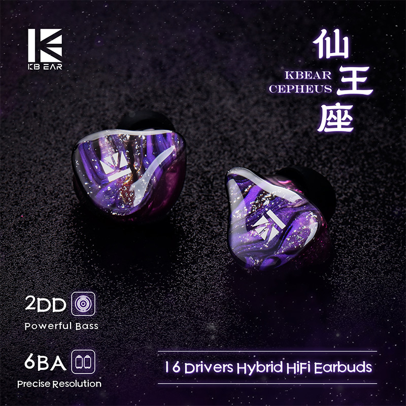 KBEAR Cepheus KB16 In Ear Wire - đánh giá và giá Planar Magnetic Iem Earphones