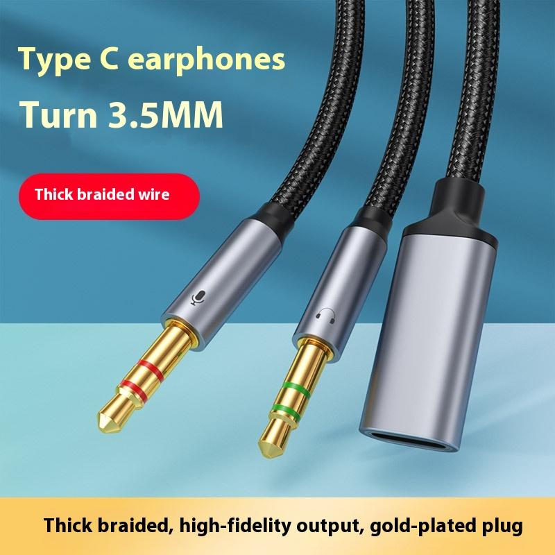 1Pcs Phone Tablet PC Accessori - đánh giá và giá Type C Wired Earphones With Mic