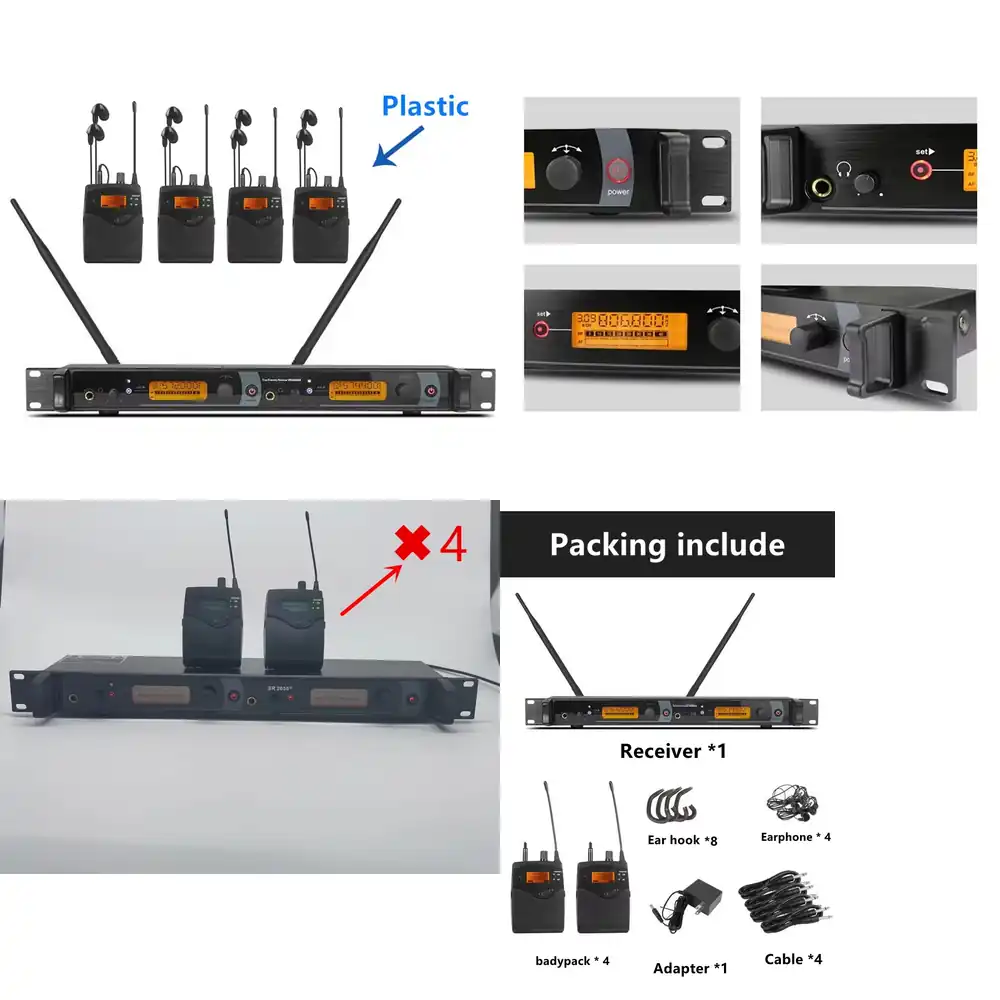 572-603mhz 2050EX Double Trans - đánh giá và giá In Ear Monitors For Singers