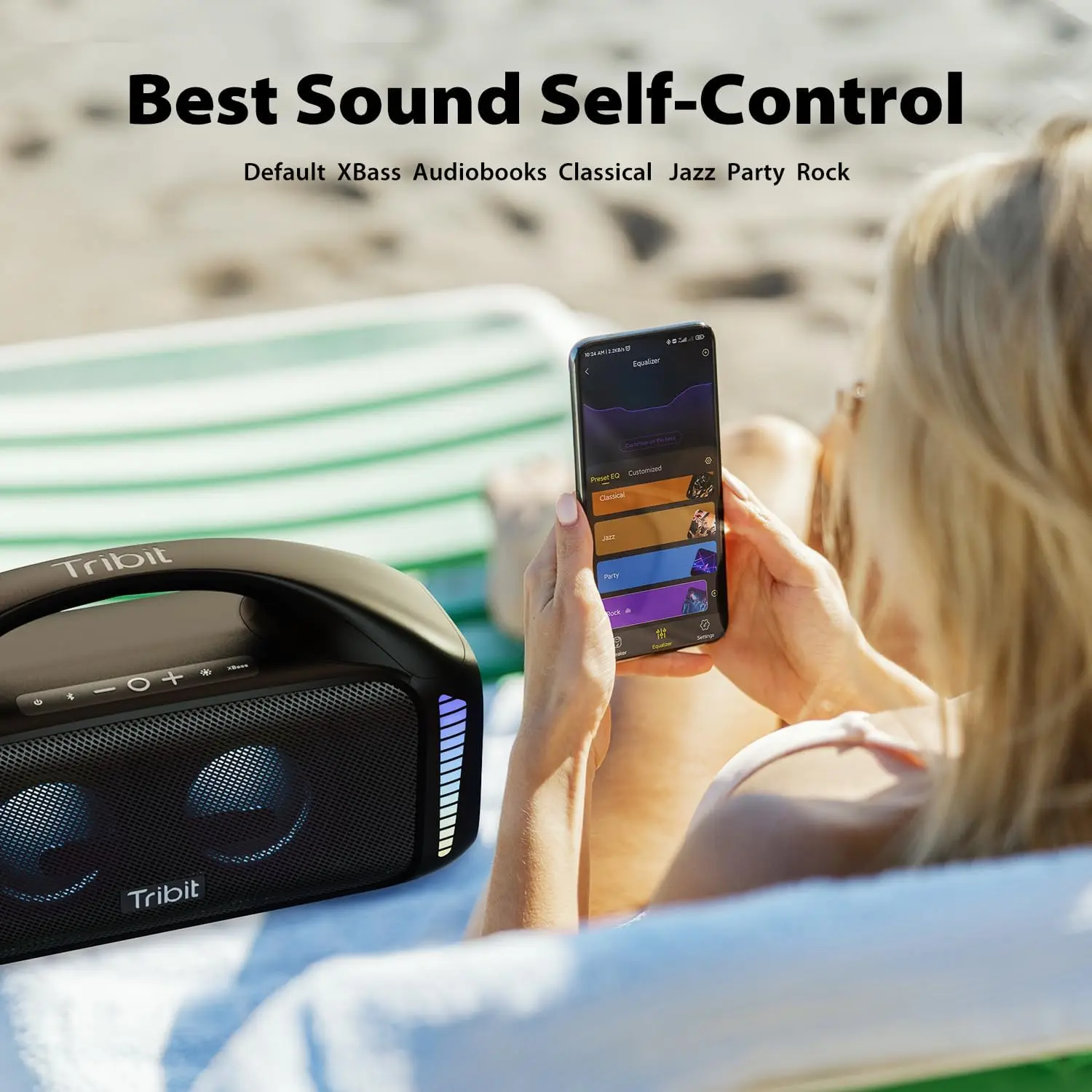 Tribit Bluetooth Di Động 90W S - đánh giá và giá Portable Bluetooth Speaker Waterproof Ipx7