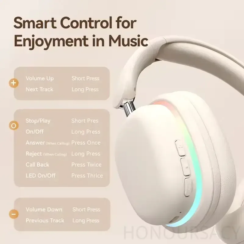HIFI Stereo Wireless Bluetooth - đánh giá và giá Gaming Headset With Mic Rgb